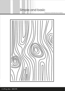 Simple and Basic Die - A6 / Woodgrain (baggrund)