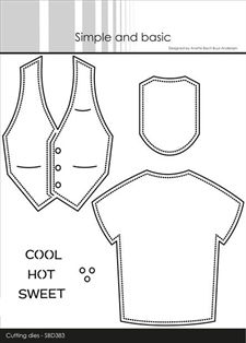 Simple and Basic Die - Waistcoat and T-shirt