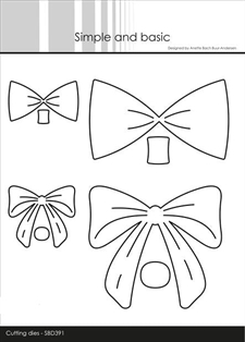 Simple and Basic Die - Bow & Bow Tie"