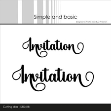 Simple and Basic Die - Tekst / Invitation