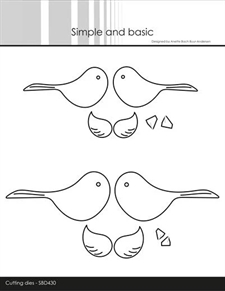 Simple and Basic Die - Symmetrical Birds
