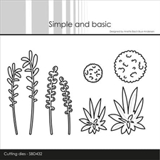 Simple and Basic Die - Plants and Stems