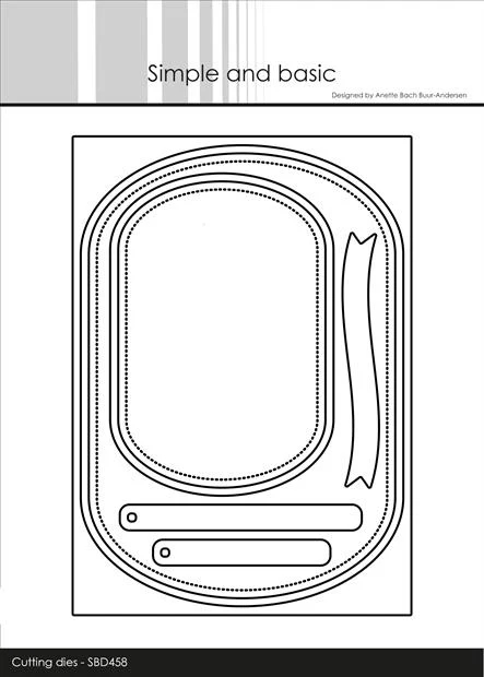 Simple and Basic Die - Rounded A6 Rectangles