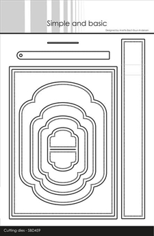 Simple and Basic Die - Interactive Flip Card A6