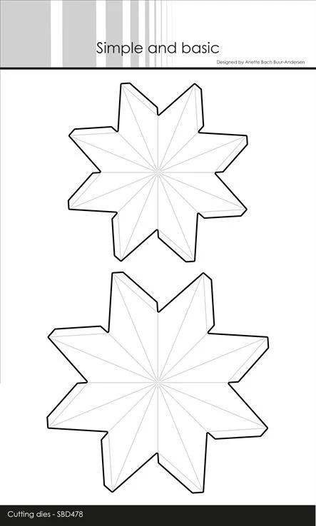 Simple and Basic Die - Star Ornament / Small & Medium