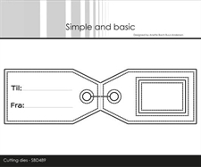 Simple and Basic Die - Gifttag Double