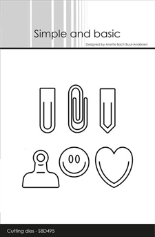 Simple and Basic Die - Paper Clips