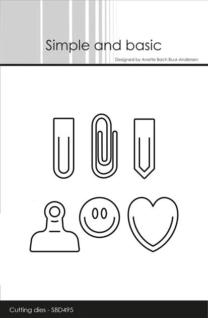 Simple and Basic Die - Paper Clips