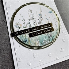 Simple and Basic Die - Combi Striped Frames Circle