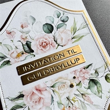 Simple and Basic Die - All-in-one Plate / Bryllup