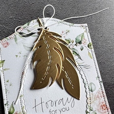 Simple and Basic Die - Feathers