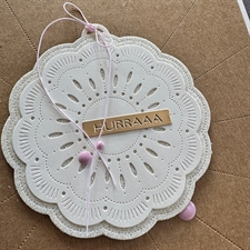 Simple and Basic Die - Doily on a Tag