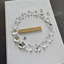 Simple and Basic Die - Flower Wreath (cut-out)