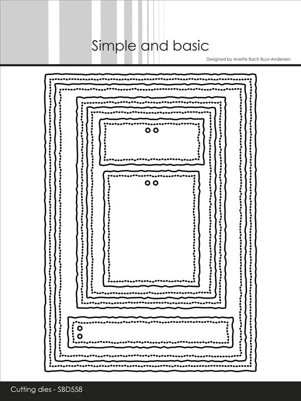 Simple and Basic Die - Old Paper A6 & A7