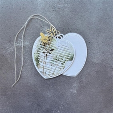 Simple and Basic Die - All Lined Up Heart