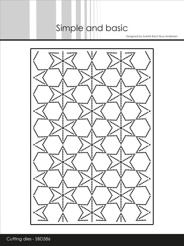 Simple and Basic Die - A6 Beautiful Stars