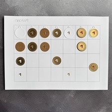 Simple and Basic Die - Numbers in a Circle