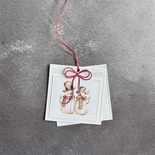 Simple and Basic Die - Square Gift Tag