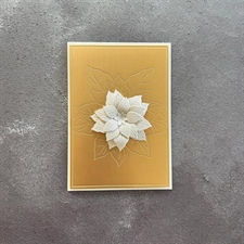 Simple and Basic Die - A6 Poinsettia