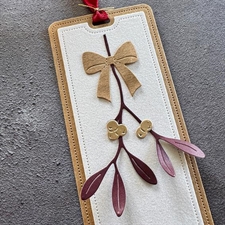 Simple and Basic Die - Beautiful Bows on a Tag