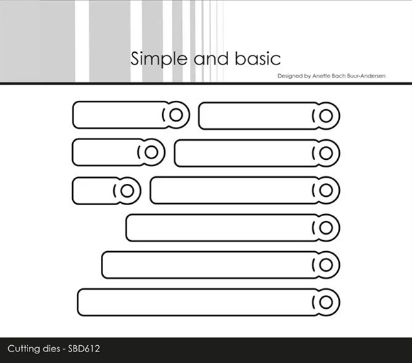 Simple and Basic Die - Tags for All-in-One Plate
