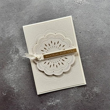 Simple and Basic Die - A6 Doily