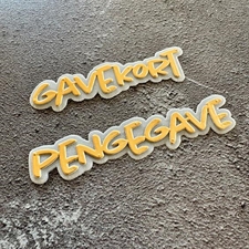 Simple and Basic Die - Gavekort / Pengegave