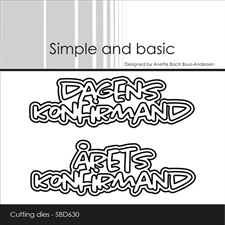Simple and Basic Die - Dagens Konfirmand / Årets Konfirmand