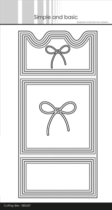 Simple and Basic Die - Square Card with Closure