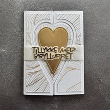 Simple and Basic Die - A6 Heartshaped Gatefold