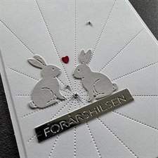 Simple and Basic Die - Easter Bunnies