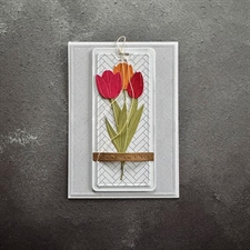 Simple and Basic Die - Tulips