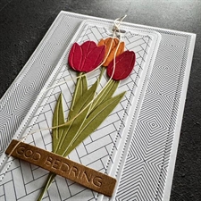 Simple and Basic Die - Tulips