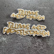 Simple and Basic Die - Tillykke med Dagen