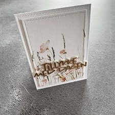 Simple and Basic Die - Place Card A7 