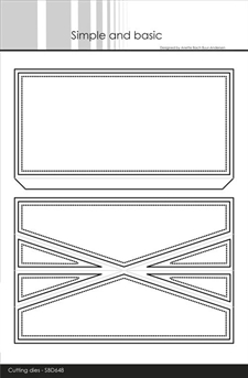 Simple and Basic Die - Mini Slim Folding Card