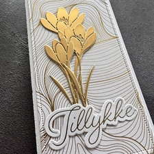 Simple and Basic Die - Beautiful Crocuses