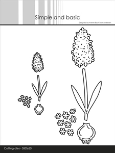 Simple and Basic Die - Hyacinths