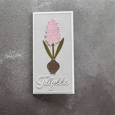 Simple and Basic Die - Hyacinths