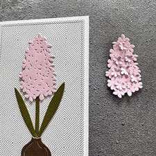 Simple and Basic Die - Hyacinths