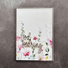 Simple and Basic Die - A6/A7 Frames with Elegant Edges