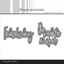 Simple and Basic Die - Fødselsdag / De bedste ønsker