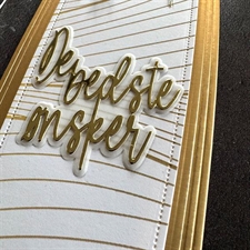 Simple and Basic Die - Fødselsdag / De bedste ønsker