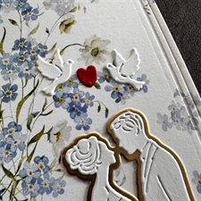 Simple and Basic Die - Wedding Couple