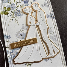 Simple and Basic Die - Wedding Couple