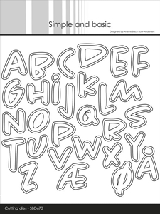 Simple and Basic Die - Alphabet / Large
