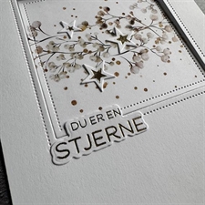 Simple and Basic Press & Hot Foil Plate + Dies - Tekster / Du er en Stjerne m.fl.