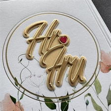 Simple and Basic Press & Hot Foil Plate - Circles
