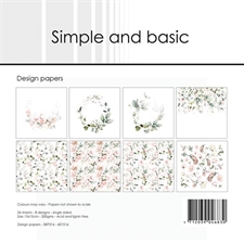 Simple and Basic Design Papers - Soft Spring 15x15 cm (lille)