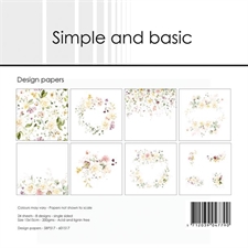 Simple and Basic Design Papers - Spring Feelings 15x15 cm (lille)
